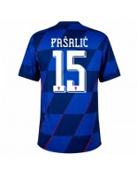 Chorvatsko Mario Pasalic #15 Venkovní Dres ME 2024 Krátký Rukáv